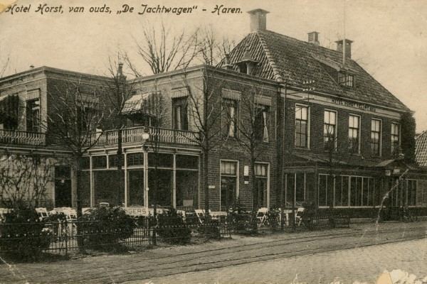 De Jagtwagen, het eerste gemeentehuis van Haren 